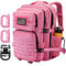 Hannibal Tactical 45L MOLLE-Sturmrucksack, taktischer Militär-Rucksack, für Armee, Camping, mit Flaschenhalter, Pink
