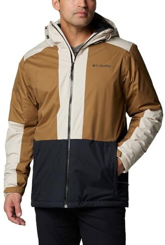 Columbia Herren Point Park 2 Isolierte Jacke Winterjacke, Dark Stone/Delta/Schwarz, L