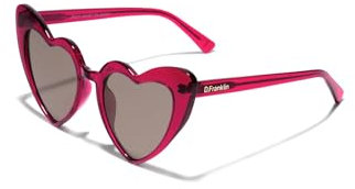 D.Franklin - Gafas de sol unisex con cristales de protección UV - Modelo love-heart