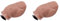 Schuh Charms Zehen Für Crocs, Zubehör Sticker, Lustige Zehen Schuh Charms, Fake Toe Clog Schuhe Charms Für Frauen Und Karneval, Halloween (2PCS Unbehaart)