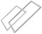 FIGEVIDA Kit Guarnizioni per Frigorifero e Congelatore, Compatibile con LG, Dimensioni Lato Frigorifero: 1070x820 (mm) Lato Congelatore: 825x540 (mm) Per Modello GRB65 ADX32663135 e ADX32663136