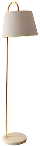 JOCLOL Lampes sur Pied Modernes Fer américain Moderne Peint E27 lampadaire pour Salon étude de Chevet Base en marbre Lampe sur Pied Lampes Hautes Salon