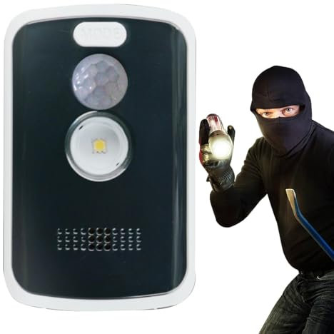 Détecteur de mouvement - Alarme de périmètre de sécurité pour camping, extérieur - Détecteur de mouvement portable - Détecteur de mouvement 125 dB - Alarme périmétrique de camping pour le camping, la