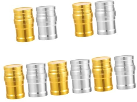 YARNOW 10 STK Alkohollampe Aus Aluminiumlegierung Mini-alkoholbrennerlampe Alkoholerhitzer Zur Verwendung in Innenräumen Alkohollampe Mit Docht Alkoholbrennerlampe Für Experimente