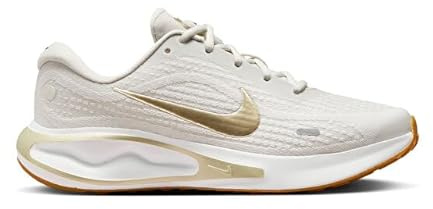 Nike Journey Run Damen Straßenlaufschuhe (FJ7765-003, Phantom/Sail/Gum Light Brown/Neutral Olive), Fantom Schleier, Gummi, Hellbraun, Oliv, Neutral, 36.5 EU