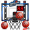 Hot Bee Mini Basketballkorb für Zimmertür, Höhenverstellbar mit LED-Punktzähler, 3 Spielmodi, Schaumstoffschutz, Dunk-fähig - Indoor Basketballkorb für Kinder 5-8 Jahre Jungen