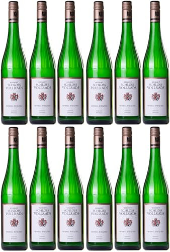 Schloss Vollrads Winkel Riesling Kabinett fruchtig-süß VDP. ORTSWEIN fruchtig-süß Weißwein Bio Deutschland inkl. FeinWert E-Book (12 x 0,75l)