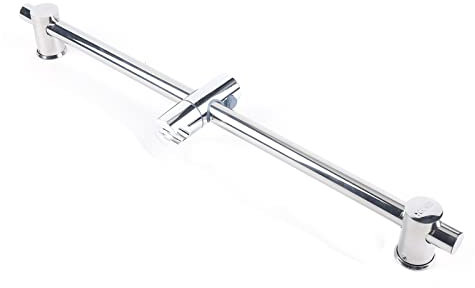 Duschstange Edelstahl 304 Brausestange 360°Drehbar innerhab 54cm Höhenverstellbar Wandmontage