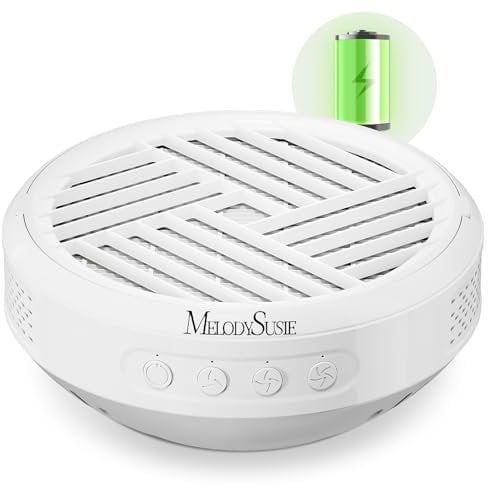 MelodySusie SProR Rechargeable Nail Dust Collector, Cordless Dust Suction Machine Compact Powerful Vacuum Fan for Beginner with Reusable Filter, Manicure Pedicure Tool for Acrylic Nail (White)
