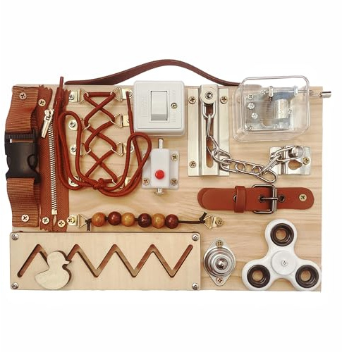 TFANUO Dementia Activities for Adults,Busy Board for Seniors Adults with Dementia Games Gadgets,Dementia Products for Elderly,Alzheimers Activities for Dementia Patients,Alzheimers Products Toys Gift