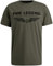 PME Legend Herren Rundhals T-Shirt R-Neck Cotton ELASTHAN Logo - Regular Fit, Größe:3XL, Farbe:Beluga 8039