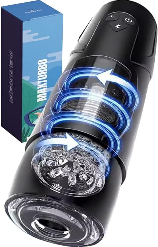 MySecretCase Masturbeuse Homme + Mode Turbo Masturbateur Homme 7 Vibration et Rotation Vaginette Ultra Réaliste Pour Homme IPX4 Masturbâteur Homme Mains Libres avec Sons Hot Pocket Pussy USB
