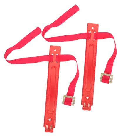 Didiseaon Fire Extinguisher Hook - Heavy-Duty Wall Bracket with Adjustable Strap Ideal for Home Office and Vehicle Use 27Cm Space-Saving Design