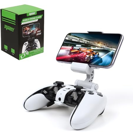 RALAN Supporto per telefono per PS5 Dualsense Edge Controller Accessori, clip di gioco mobile regolabile