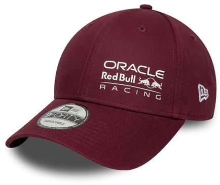 New Era 9Forty Seasonal Red Bull F1 Racing Baseballkappe für Erwachsene, Dunkelrot