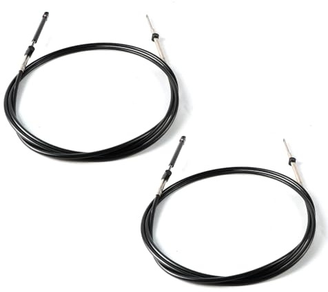 SleYuYir 2PCS Upgraded 10FT Gen 2 Throttle and Shift Cables Compatible with Mercury Outboard Throttle Cable for Mercury Outboard Motor