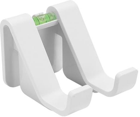 Tomantery Video Game Controller Wall Mount Holder Convenient Non Punching Storage Rack for Series S, X Controllers for Home Office Decor Display (White)