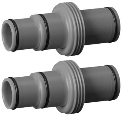 Helilyco Sandfilteranlage Schlauchverbinder 38mm und 32mm für Intex Pool - T-Stück mit sicherer Dichtung, robust für PP und für Edelstahlbau