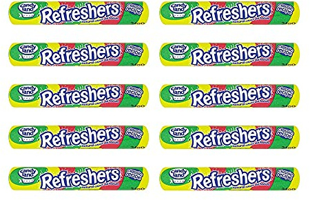 Barratt Refreshers Fruity Flavour Fizzy Sweets (10 Pack)