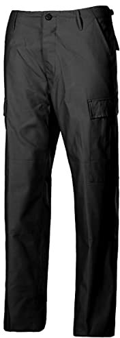 MFH Herren US BDU Reinforced Kampfhose Schwarz Größe L