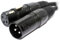PULSE DMX Spiral Shielded Insulated 3 Pin Male to Female Cable 1m [1 metres]
