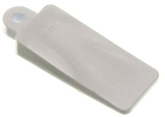 WINDOW JAM STOP WEDGE RUBBER WHITE ( pack of 12 )