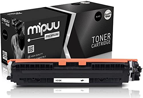 Mipuu Toner kompatibel mit HP CE310A / 126A Black Schwarz für Laserjet Pro CP1025 CP1025nw M275 CP1025 CP1025nw MPF M175a M175nw