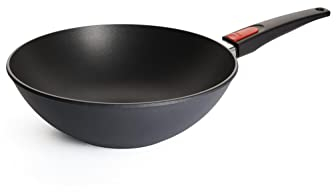 Woll Diamond Lite Wok- und Rührpfanne - Induktiv -, Ø 30 cm, 10 cm hoch - Geeignet für alle Herdarten, Aluminiumguss, Antihaft-Versiegelung, backofenfest, anthrazit