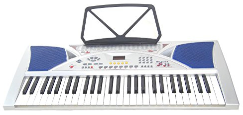 Keyboard DynaSun MK2054 54 Tasten LCD Display Intelligente Lernfunktion inkl. Netzteil und Mikrofon