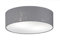 Fischer&Honsel Thor Deckenleuchte, Stoff, 40 W, grau