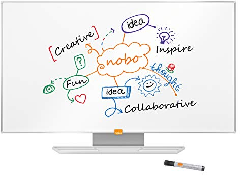 Nobo 1905297 Widescreen 40 Stahl Nano Clean Whiteboard weiß