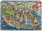 Educa 18453, New York City Maps, 500 Teile Puzzle für Erwachsene und Kinder ab 10 Jahren, Amerika, USA