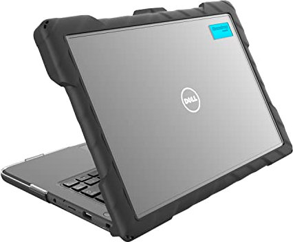 Gumdrop DropTech Étui conçu pour Lenovo 300e Chromebook MediaTek (2ème génération MTK & AMD) pour les étudiants K12 les enfants Noir robuste absorption des chocs protection extrême contre les chutes