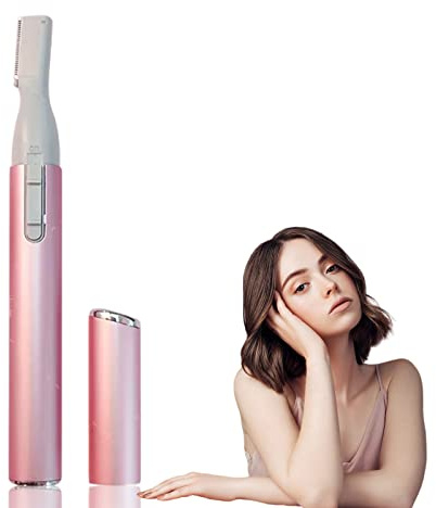Electric Eyebrows Shaver Trimmer, Electric Eyebrow Shaver Pen, Facial Hair Trimmer Eyebrow Remover with Eyebrow Removal Attachments Hair Razor for Eyebrow Hair for Women