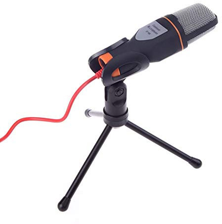 Studio Recording Condenser Microphone with Desktop Stand- for Home, Studio, Mobile & Stage Recording