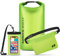 Nordlight wasserdichte Tasche mit wasserdichter Telefon- und Hüfttasche – (20 l, grün) wasserdichte Tasche IPX8 mit Rollverschluss | Schwimmen, Boot, Strand, Stand Up Paddle