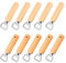 Greyoe Apribottiglie, 10 pezzi Cavatappi, Cavatappi Sommelier, Apribottiglie Portatile Durevole in Acciaio Inossidabile in Legno Naturale Ottimo Regalo per Gli Uomini