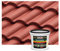 Isolbau Peinture de toiture - 7 kg RAL - Peinture de façade Nano - Résistant aux intempéries - Sans solvant, imperméable, résistant aux UV - Rouge rustique