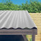 Tidyard Paneles Tejado 12 Unidades Chapa Tejado Paneles de Techo Panel de Tejados Tejados Exterior Casetas Chapa Jardín Acero Recubierto Plateado 100x36 cm