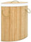 Chusui Panier à linge d'angle Bambou 60 L,Panier à Linge,Panier Rangement,Corbeille a Linge,Paniere a Linge Sale