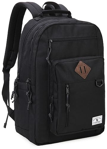 VX VONXURY Schulrucksack Wasserdicht 15 Zoll Rucksack Herren Mädchen Schultasche Lässiger Tagesrucksack mit Doppelfächern