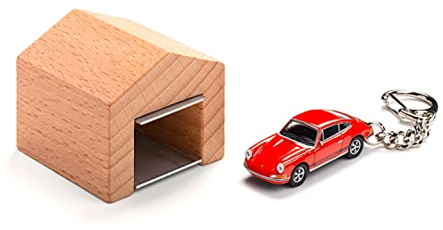 corpus delicti Garage mit Kultauto für die Wand - das Schlüsselbrett aus Holz inkl. Modellauto mit Schlüsselanhänger (20.9-41G)