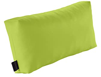 pader medi.tech Massagekopfkissen mit Schaumstoff-Flocken, 45x20x9cm, Therapiekissen, Lagerungskissen für die Physiotherapie mit Kunstlederbezug | abwaschbar, bequem | 16 Grasgrün