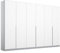 Rauch Möbel Alabama Drehtürenschrank Schrank Kleiderschrank Weiss/Grau, 6-türig, Inklusive Zubehörpaket Classic, 3 Kleiderstangen, 9 Einlegeböden, BxHxT 271x229x54 cm