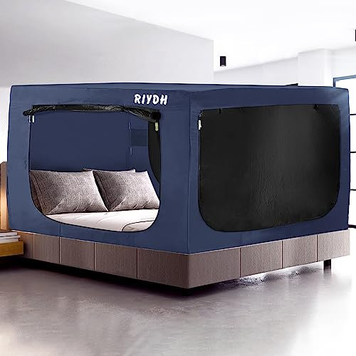RIYDH Bettzelt Bettzelt Betthimmel Zelte King-XL-Blue-02