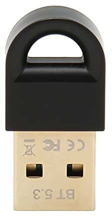 USB Bluetooth Adapter for PC,5.3 Bluetooth Dongle Receiver,Supports Windows 11/10/8.1 for Desktop,Laptop,Mouse,Keyboard,Printers,Headsets,Speakers,PS4/ PS5 Xbox Controllers