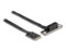 DeLOCK M.2 Key A+E zu PCIe x1 NVMe Adapter gewinkelt mit 20 cm Kabel