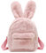 Jywmsc Niedliche Bunny-Rucksäcke für Mädchen, Damen niedlich Kaninchenohren Rucksack Flauschige Umhängetasche Schultasche Satchel