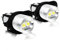 2 Stück-Kopf Licht Engels Augen Nebel Glühbirne Halo Marker Ring Glühbirne Für BMW E90 2005-2008 E91 2005-2008-Yellow