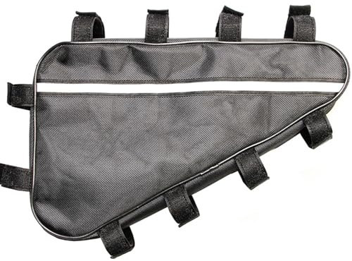 BBTISG Waterproof Oxford Cloth Bike Triangle Frame Bag for MTB and Road Bike (39x36x22cm)